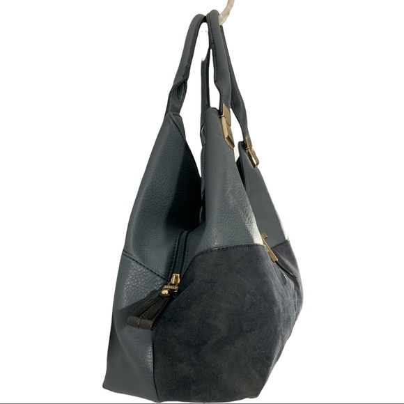 GUSSACI  Grey Shoulder Bag_ Purse Vega Leather - Picture 11 of 15